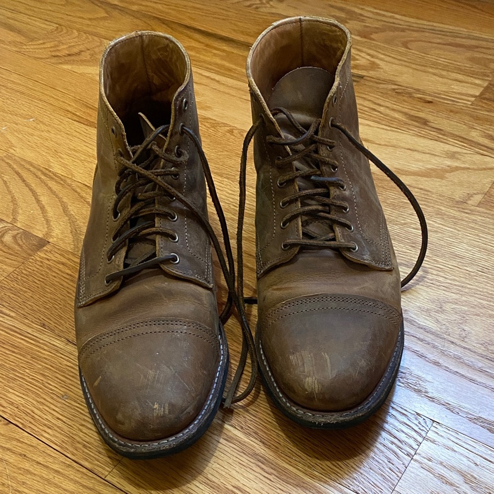 Thursday Boot Company Men’s Brown Leather Lace-Up Boots size 12.5D
